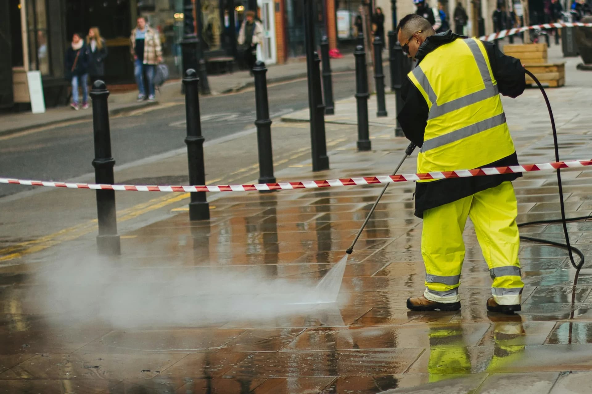 Screenshot of Power washing